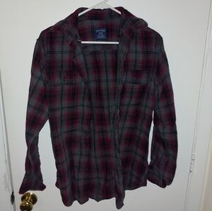 Faded Glory red and black flannel